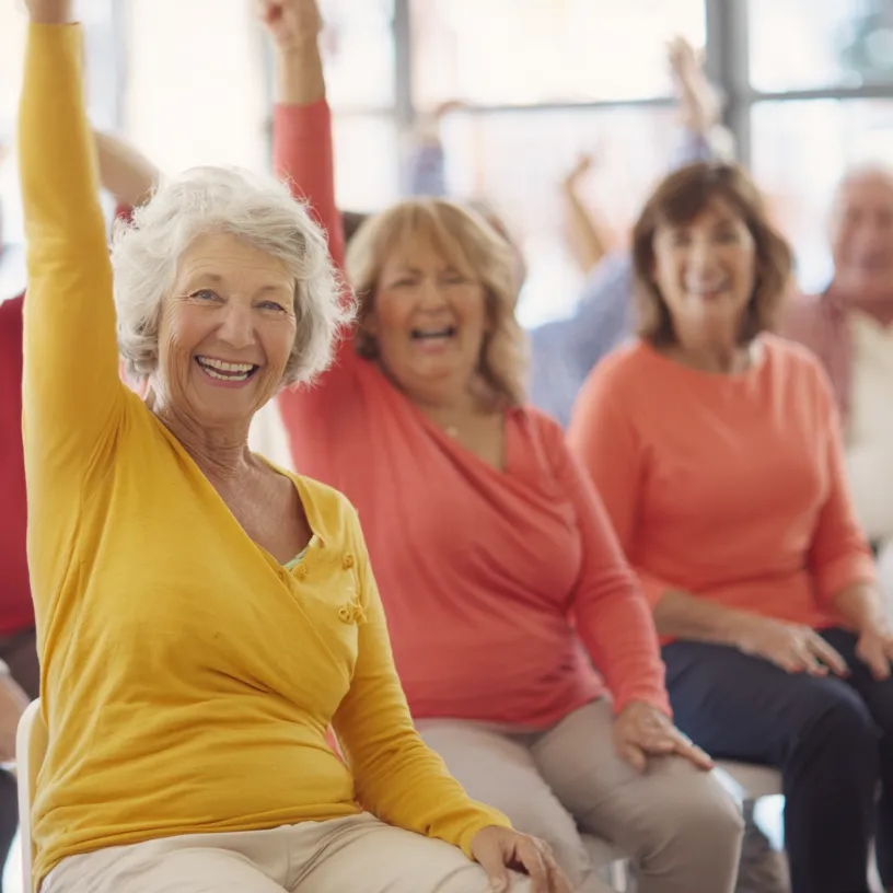 Ältere Frauen bei Soloswing60plus